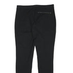 DKNY Womens Polyester Blend Slim Black & White Trousers W32 L31 Stylish Side