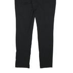 DKNY Womens Polyester Blend Slim Black & White Trousers W32 L31 Stylish Side