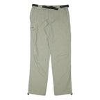 K-TEC Mens Polyester Blend Beige Regular Fit Straight Leg Trousers W31 L32