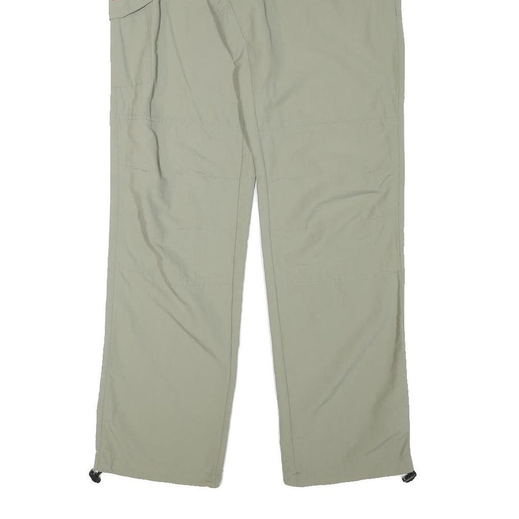 K-TEC Mens Polyester Blend Beige Regular Fit Straight Leg Trousers W31 L32