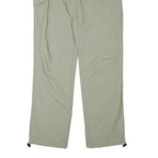 K-TEC Mens Polyester Blend Beige Regular Fit Straight Leg Trousers W31 L32