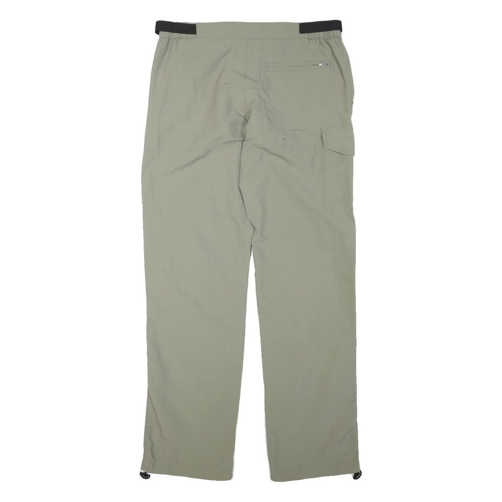 K-TEC Mens Polyester Blend Beige Regular Fit Straight Leg Trousers W31 L32