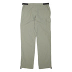 K-TEC Mens Polyester Blend Beige Regular Fit Straight Leg Trousers W31 L32