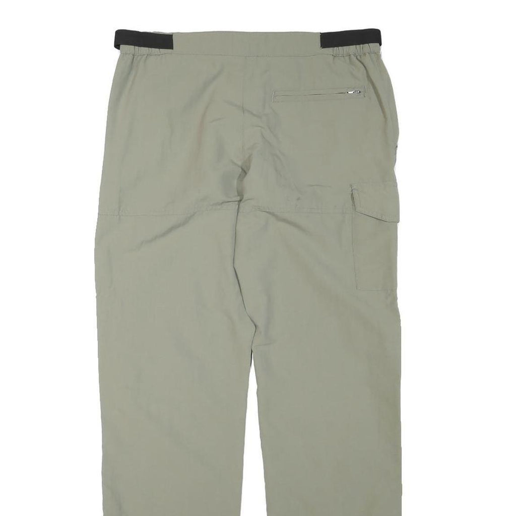 K-TEC Mens Polyester Blend Beige Regular Fit Straight Leg Trousers W31 L32