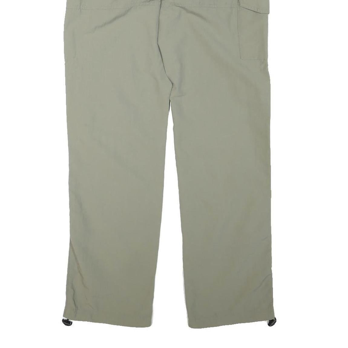 K-TEC Mens Polyester Blend Beige Regular Fit Straight Leg Trousers W31 L32