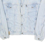 LEE COOPER Mens Blue Denim Button Jacket L Cotton Classic Casual Lightweight