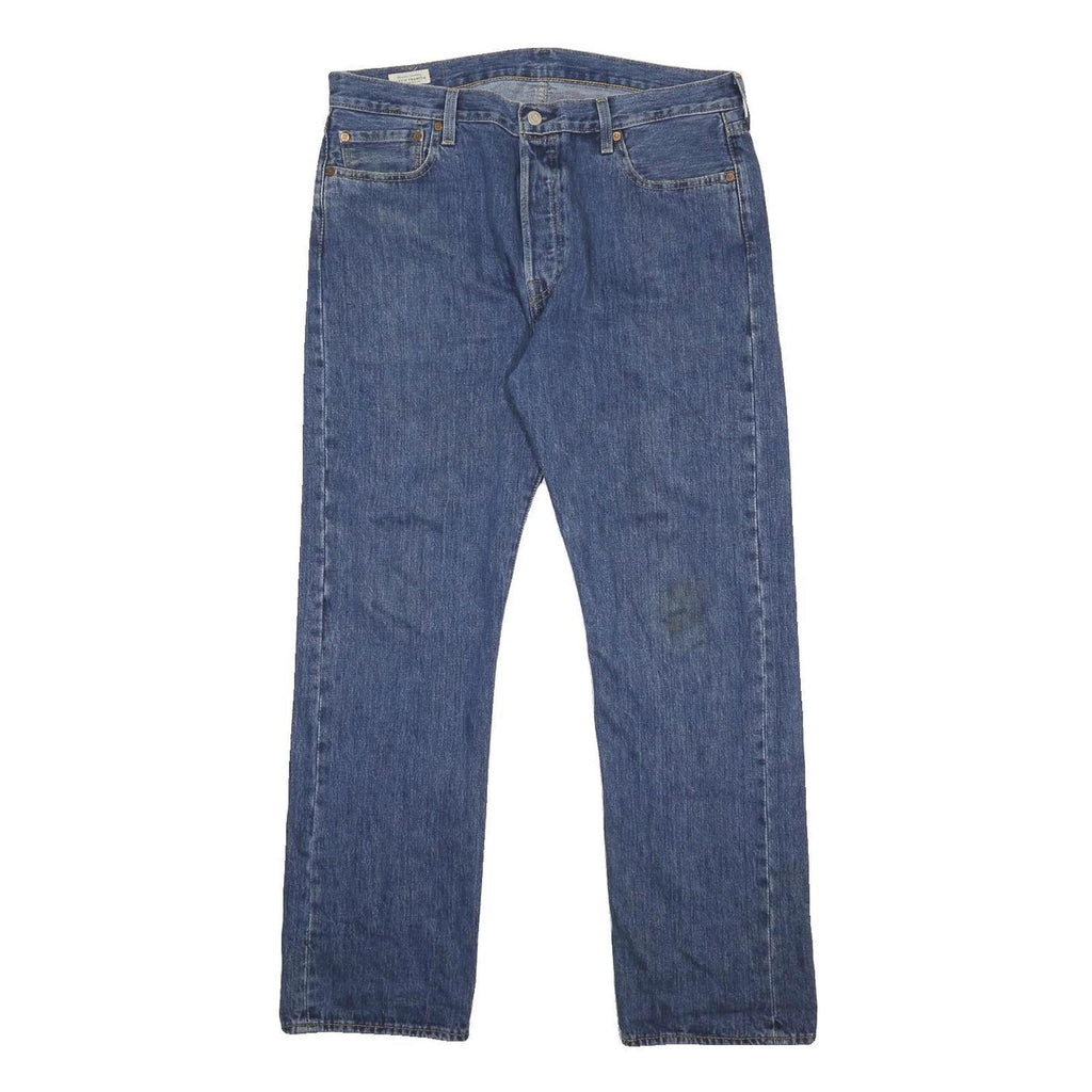 LEVI'S 501 BIG E Mens Jeans Blue Regular Straight Denim Medium W36 L32 Classic