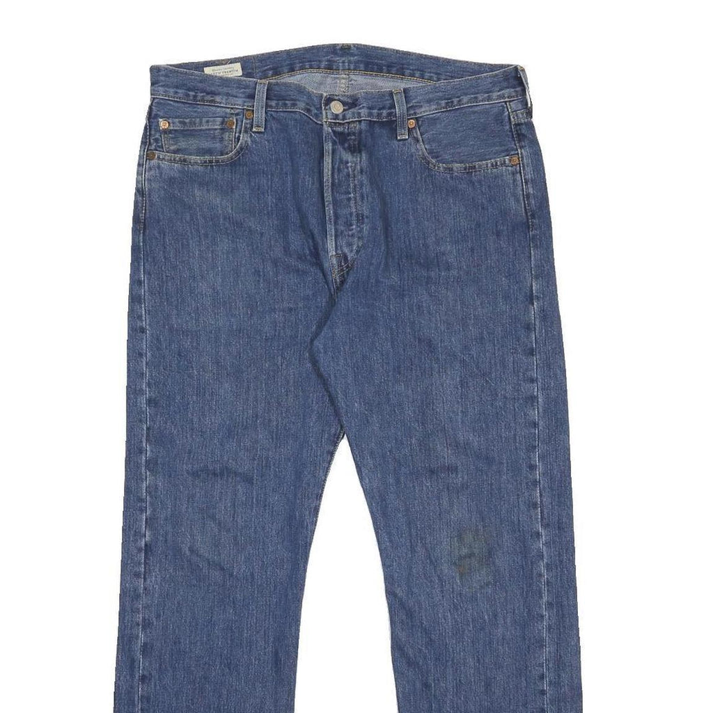 LEVI'S 501 BIG E Mens Jeans Blue Regular Straight Denim Medium W36 L32 Classic