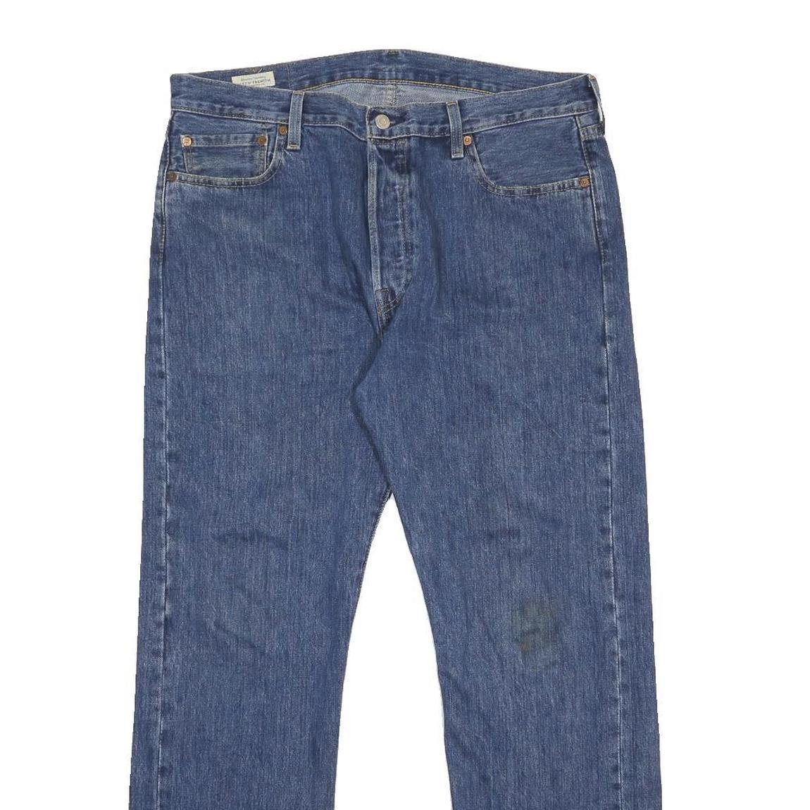 LEVI'S 501 BIG E Mens Jeans Blue Regular Straight Denim Medium W36 L32 Classic