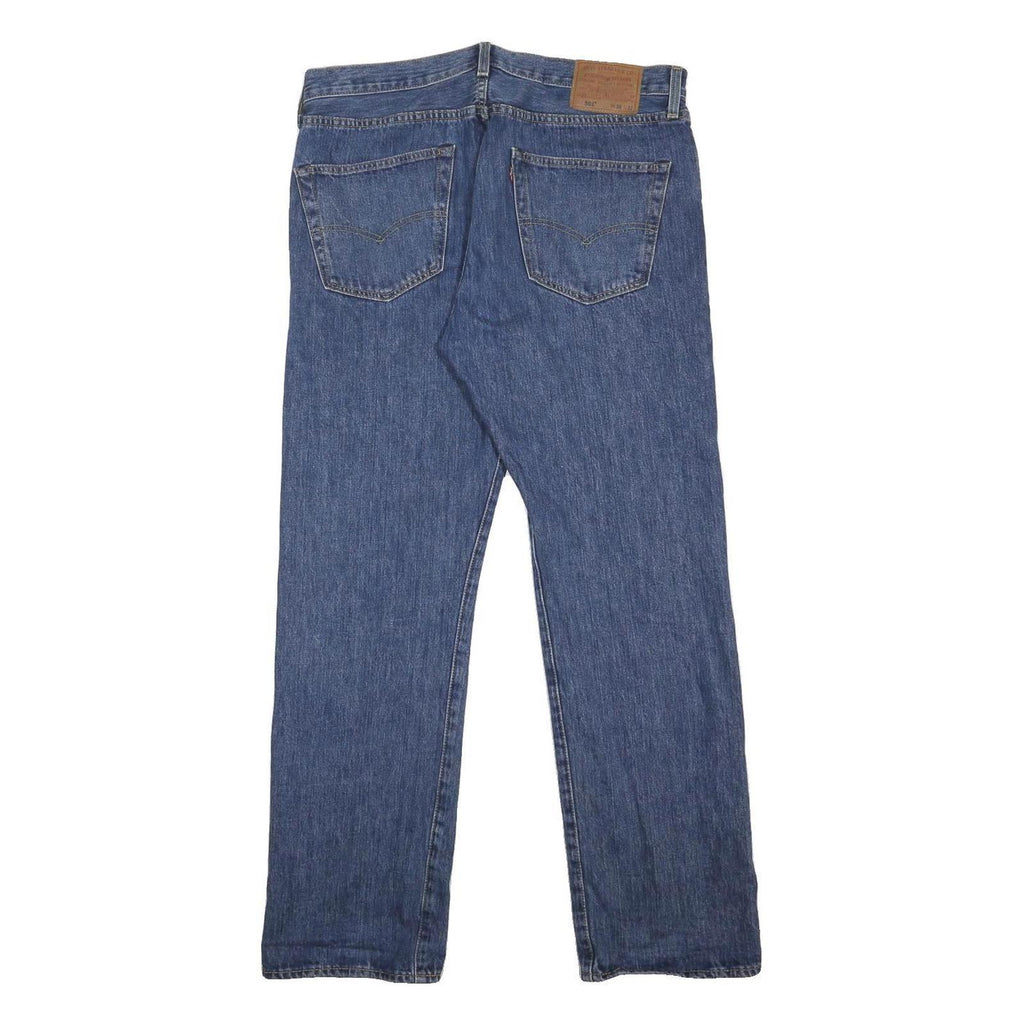 LEVI'S 501 BIG E Mens Jeans Blue Regular Straight Denim Medium W36 L32 Classic