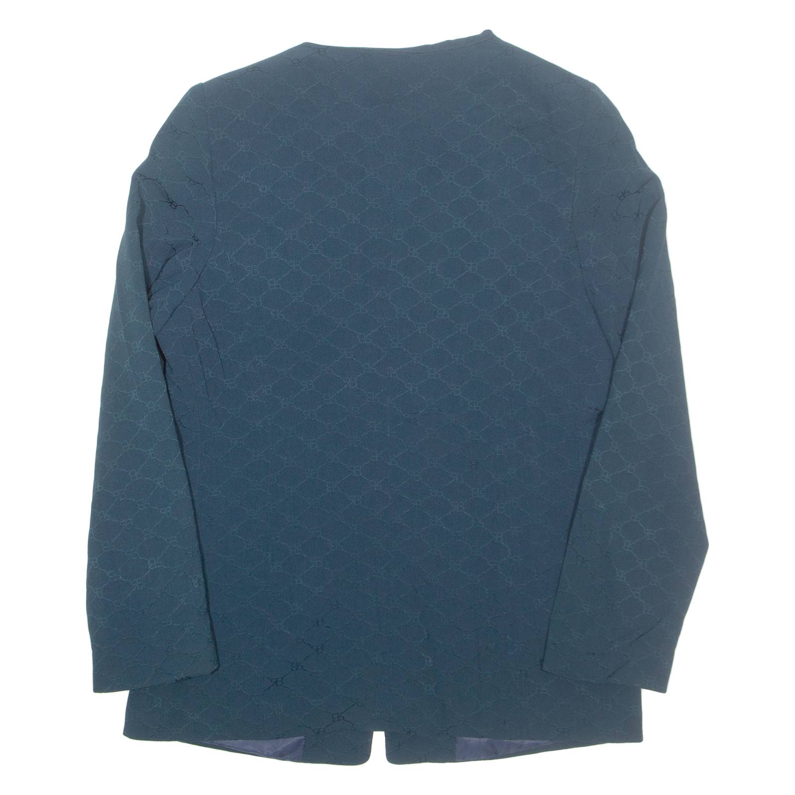 CHIC DE REUATO BALESTRA Womens Blazer Jacket Green M
