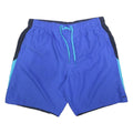 NIKE Mens Shorts Blue & Black Casual XL W34 Lightweight Polyester Drawstring