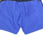 NIKE Mens Shorts Blue & Black Casual XL W34 Lightweight Polyester Drawstring