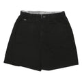 LEE Womens Black Casual Cotton Shorts S W30 Comfortable Summer Wear
