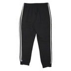 ADIDAS Mens Joggers Black & White Slim Tapered M W32 L28 Cotton Blend