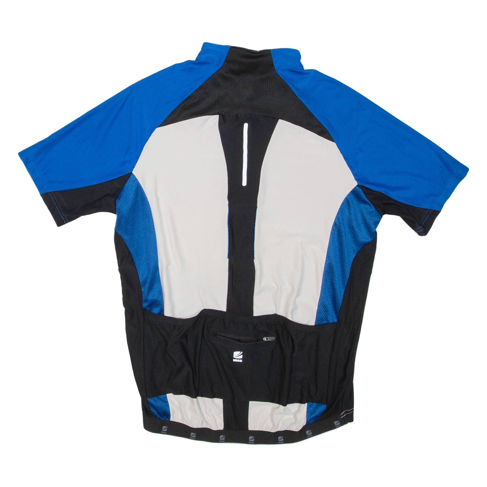 INEC Cycling Mens T-Shirt Blue 1/4 Zip L
