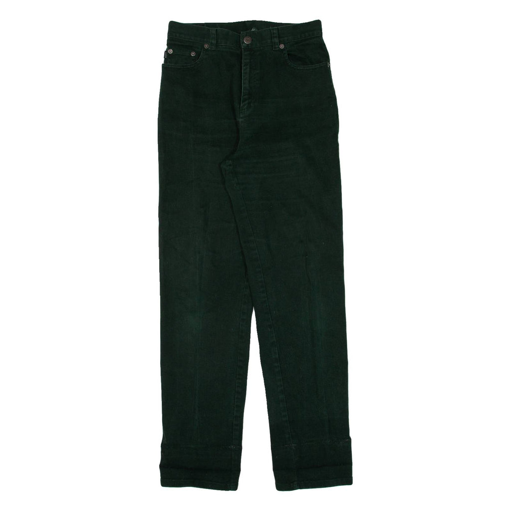 LAUREN RALPH LAUREN Womens Jeans Green Regular Straight W27 L30