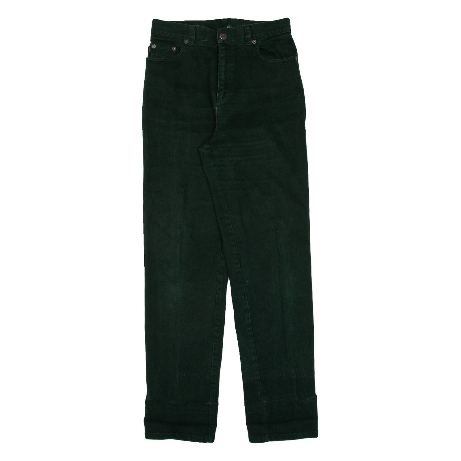 LAUREN RALPH LAUREN Womens Jeans Green Regular Straight W27 L30