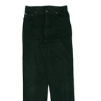LAUREN RALPH LAUREN Womens Jeans Green Regular Straight W27 L30