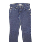 LEVI'S 571 Womens Jeans Blue Slim Skinny Denim Raw W28 L30 Classic Fit