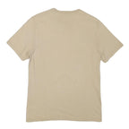 CHAMPION Mens Beige Graphic T-Shirt M Short Sleeve Crew Neck Cotton Blend