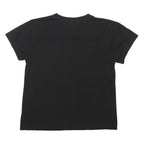 CHAMPION Womens Black Graphic T-Shirt S Short Sleeve Crew Neck Logo Print