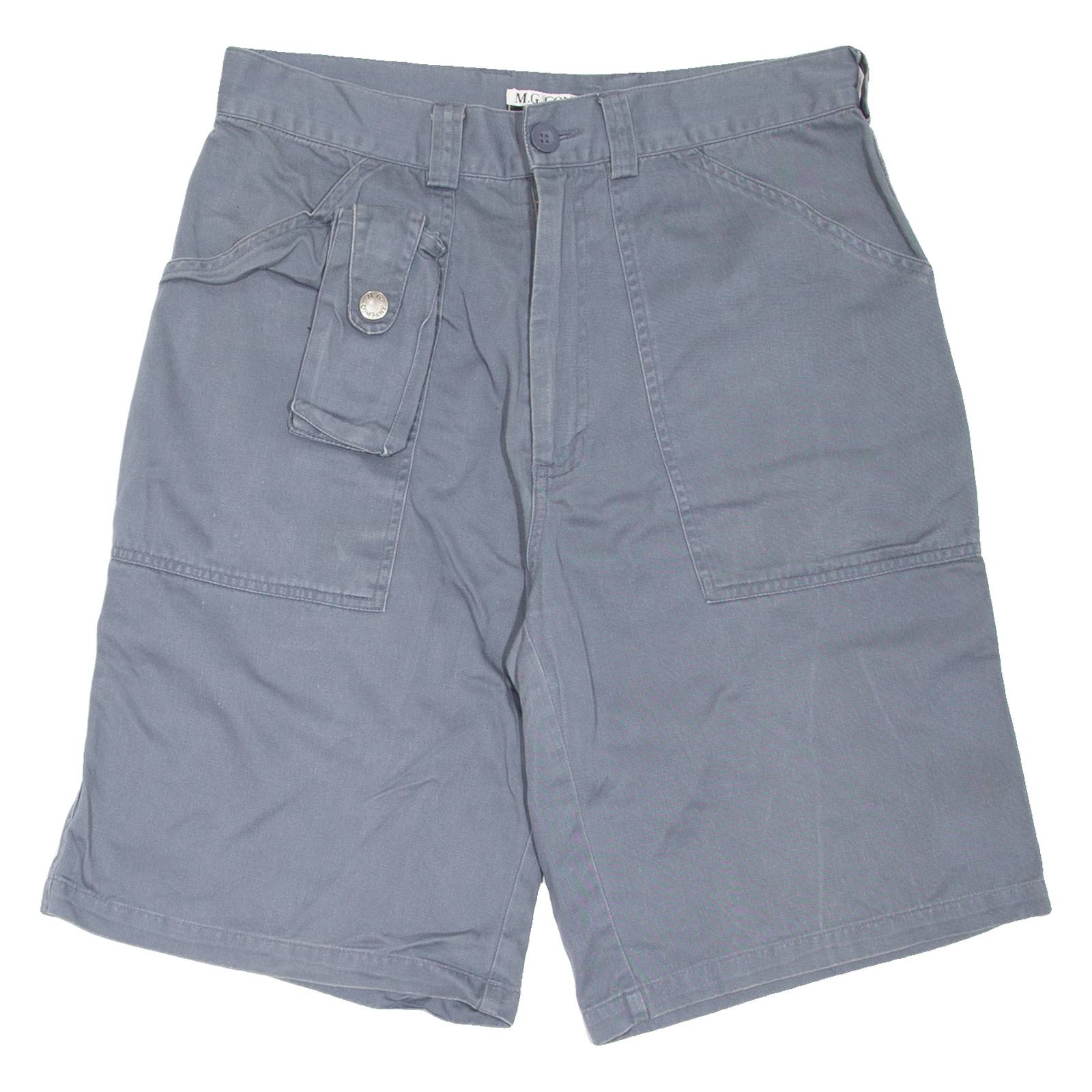 M.G COMPANY Mens Workwear Shorts Grey S W29