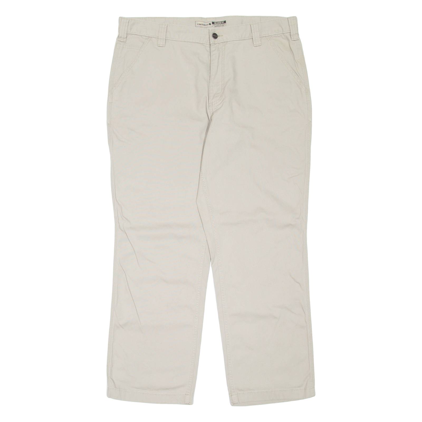 CARHARTT Mens Trousers Beige Relaxed Straight W38 L30
