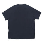 CARHARTT Mens Blue Pocket T-Shirt XL Short Sleeve Crew Neck Cotton Workwear