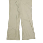 DICKIES Womens Beige Cotton Blend Regular Straight Trousers W35 L30 Workwear