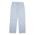 CARHARTT Mens Regular Fit Cotton Blend Light Blue Trousers W30 L31 Zip Pocket