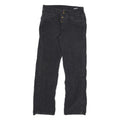 CARHARTT Mens Cotton Blend Black Regular Straight Trousers W29 L32 Workwear