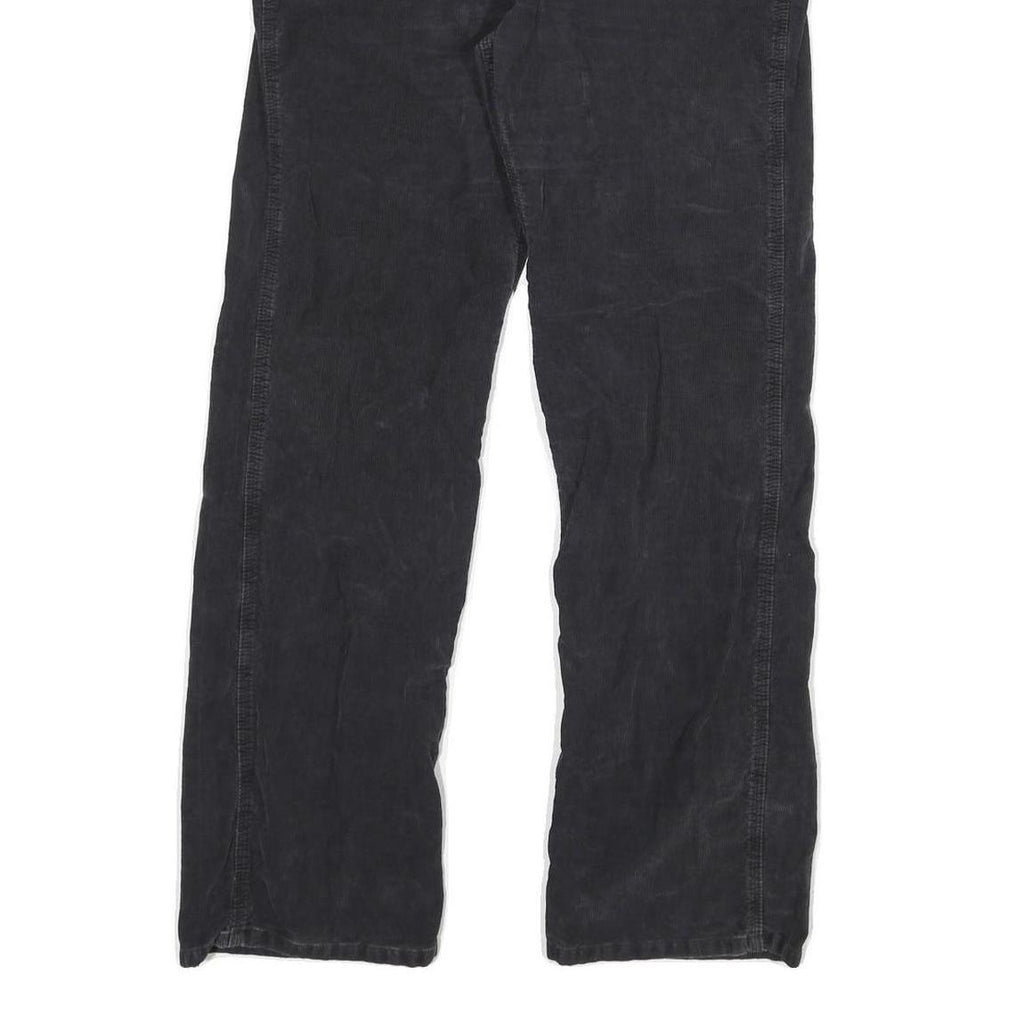 CARHARTT Mens Cotton Blend Black Regular Straight Trousers W29 L32 Workwear