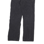 CARHARTT Mens Cotton Blend Black Regular Straight Trousers W29 L32 Workwear