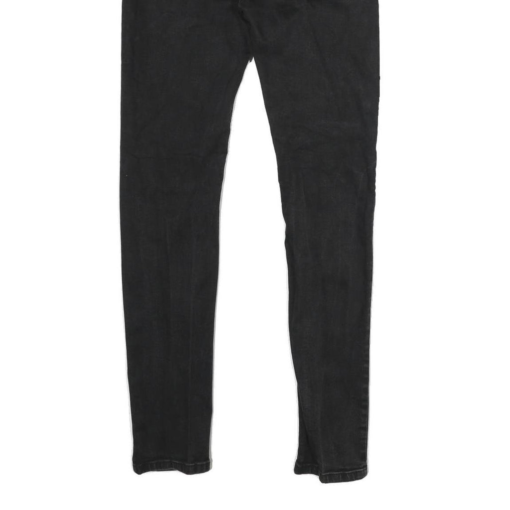 BENCH Mens Slim Black Jeans Denim W32 L34 Stylish Zip Closure Stretch Fit