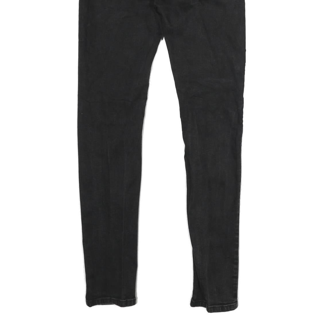 BENCH Mens Slim Black Jeans Denim W32 L34 Stylish Zip Closure Stretch Fit