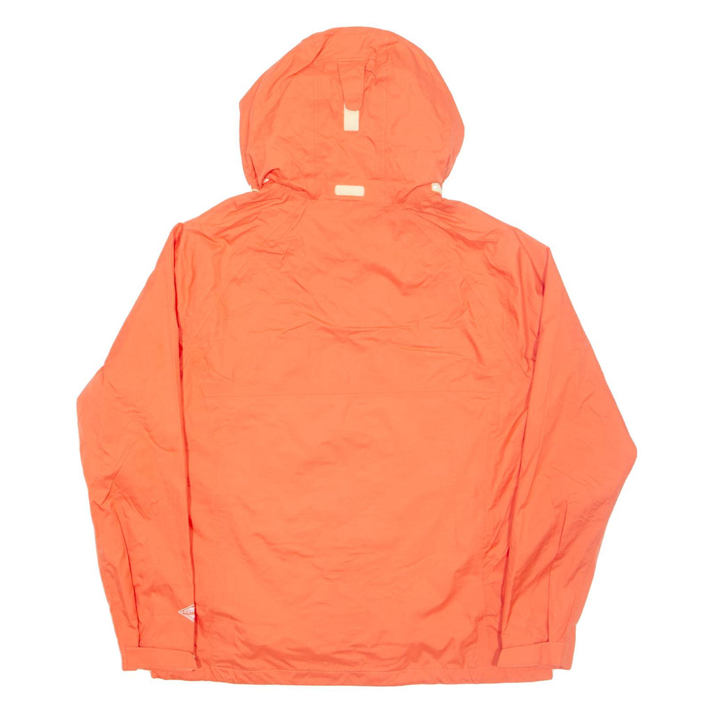 COLUMBIA Lightweight Womens Jacket Orange Hooded XL