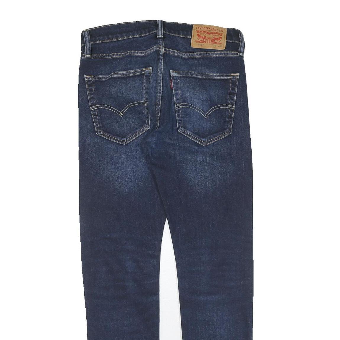 LEVI'S 512 Tapered Mens Jeans Blue Slim Tapered Denim Medium W30 L32 Stylish