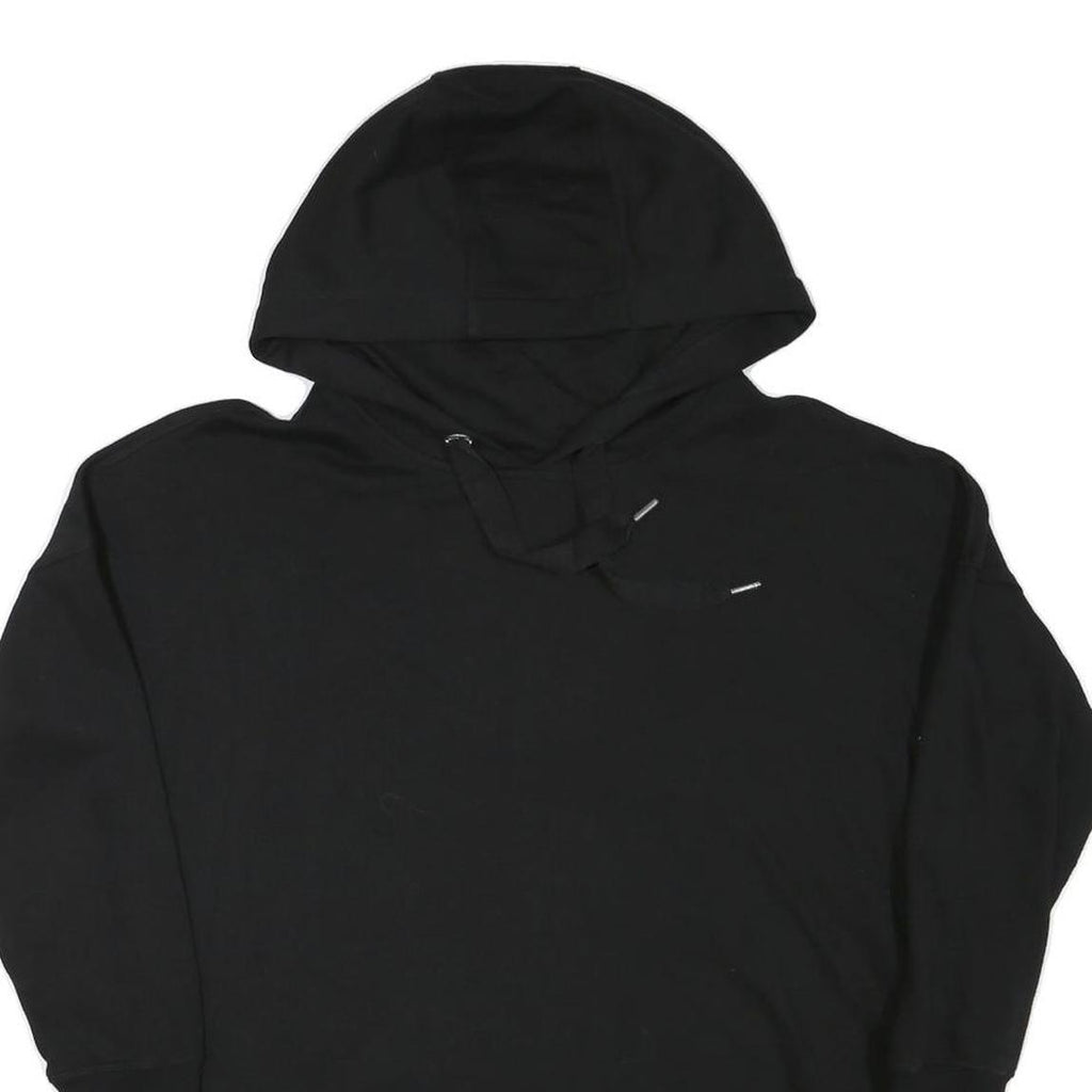 CALVIN KLEIN PERFORMANCE Womens Black Hoodie M Cotton Blend Pullover Sweatshirt