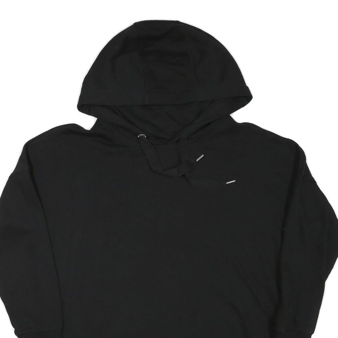CALVIN KLEIN PERFORMANCE Womens Black Hoodie M Cotton Blend Pullover Sweatshirt