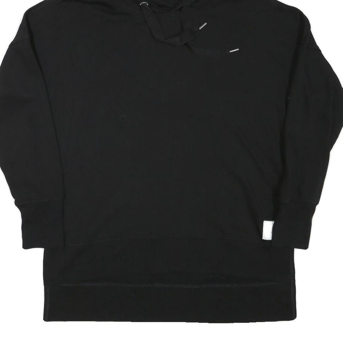 CALVIN KLEIN PERFORMANCE Womens Black Hoodie M Cotton Blend Pullover Sweatshirt