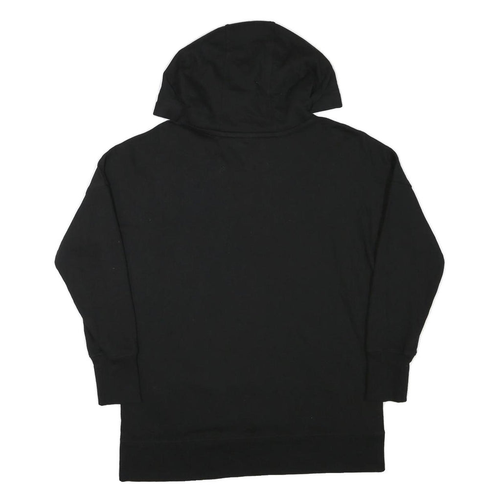 CALVIN KLEIN PERFORMANCE Womens Black Hoodie M Cotton Blend Pullover Sweatshirt