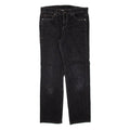 CALVIN KLEIN JEANS Womens Jeans Black Slim Straight W32 L28