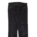 CALVIN KLEIN JEANS Womens Jeans Black Slim Straight W32 L28