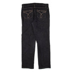 CALVIN KLEIN JEANS Womens Jeans Black Slim Straight W32 L28