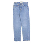 LEVI'S Womens Regular Fit Blue Denim Straight Leg Jeans W25 L28 Classic Cotton