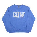 MV SPORT Mens Blue CUW Falcons Crew Neck XL Cotton Blend Sweatshirt Casual