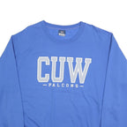 MV SPORT Mens Blue CUW Falcons Crew Neck XL Cotton Blend Sweatshirt Casual