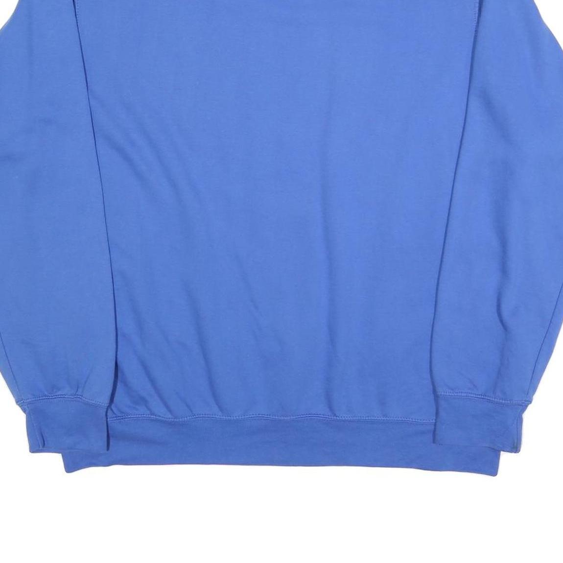 MV SPORT Mens Blue CUW Falcons Crew Neck XL Cotton Blend Sweatshirt Casual