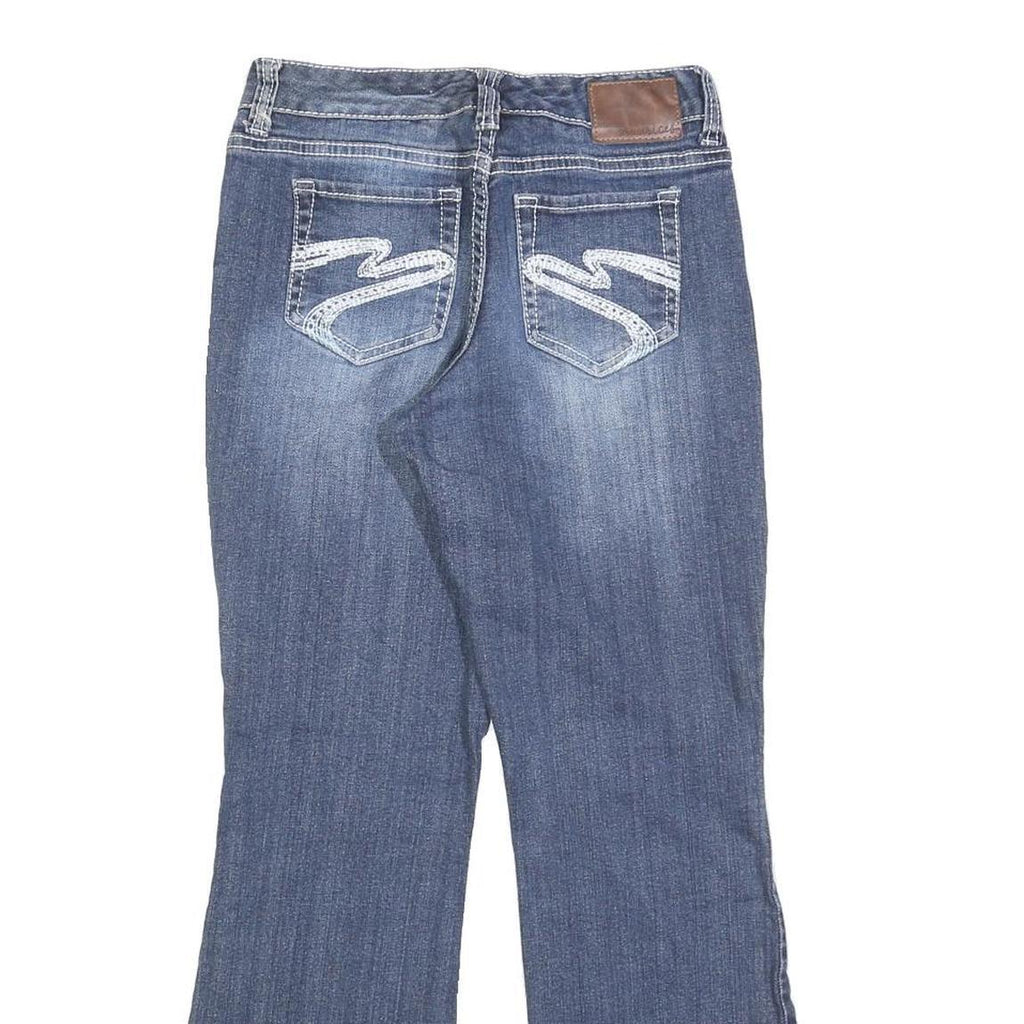 MAURICES Womens Regular Blue Bootcut Denim Medium W26 L28 Stylish Cotton Blend